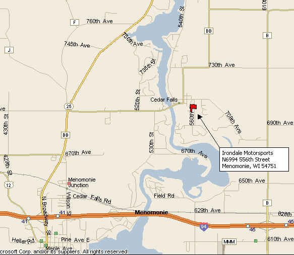 Irondale Motorsports Directions